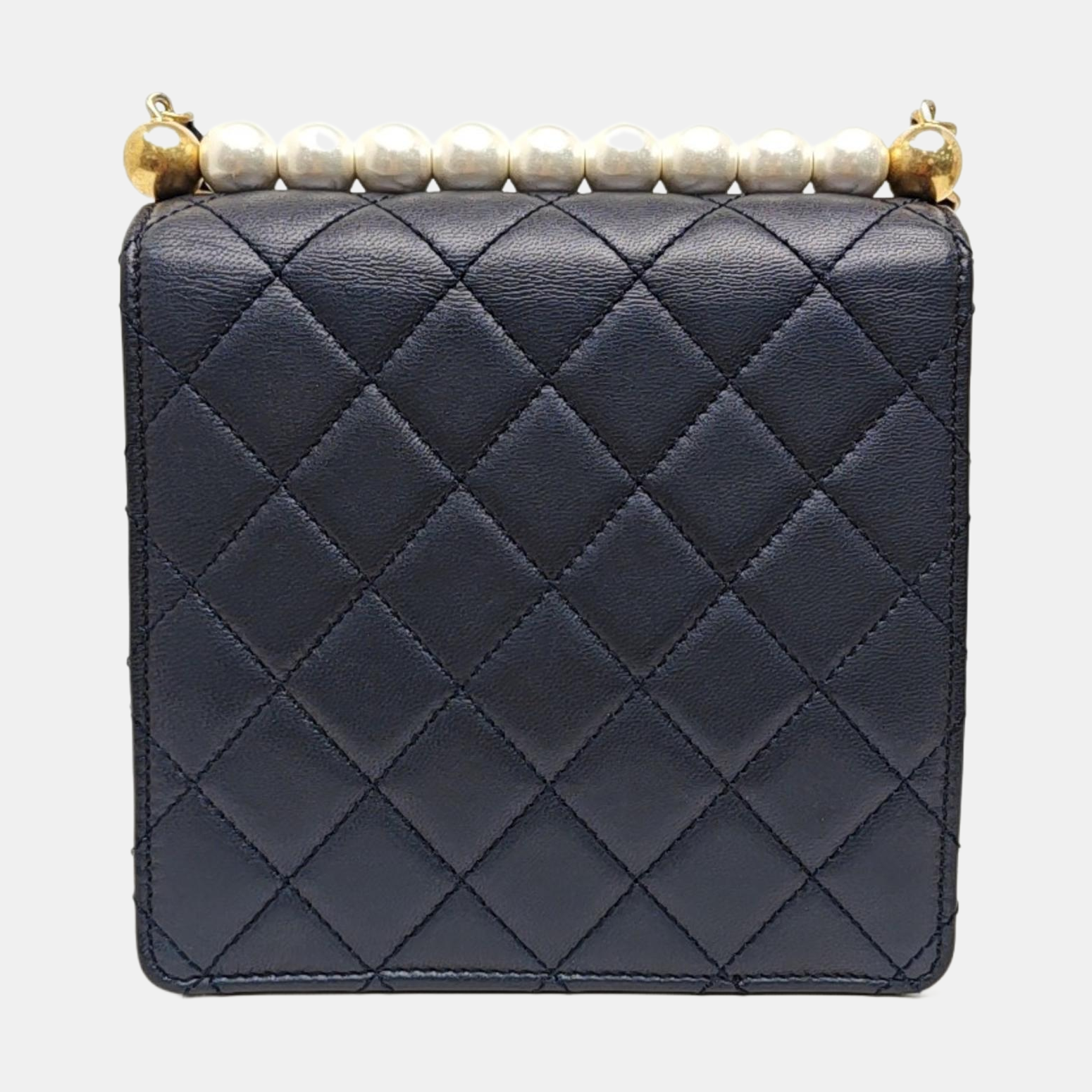 CLASSIC FLAP Mini Quilted Lambskin Blue