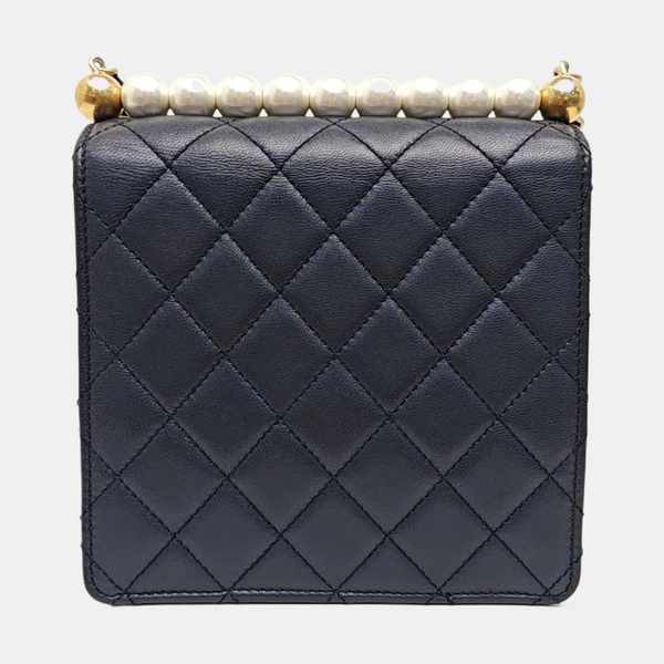 CLASSIC FLAP Mini Quilted Lambskin Blue