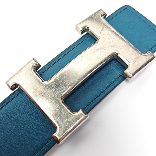 Leather Belt Blue