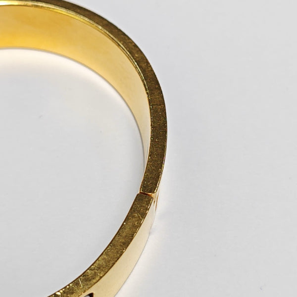 Clic H Metal Gold Bangle