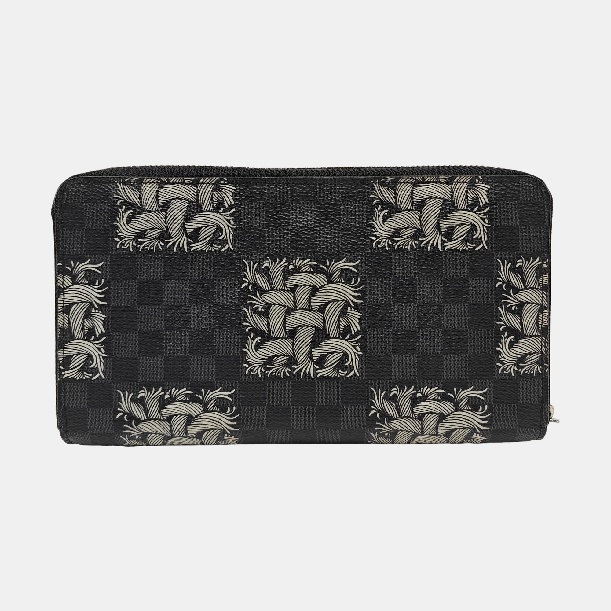 ZIPPY Damier Graphite Coated Canvas Black Wallet