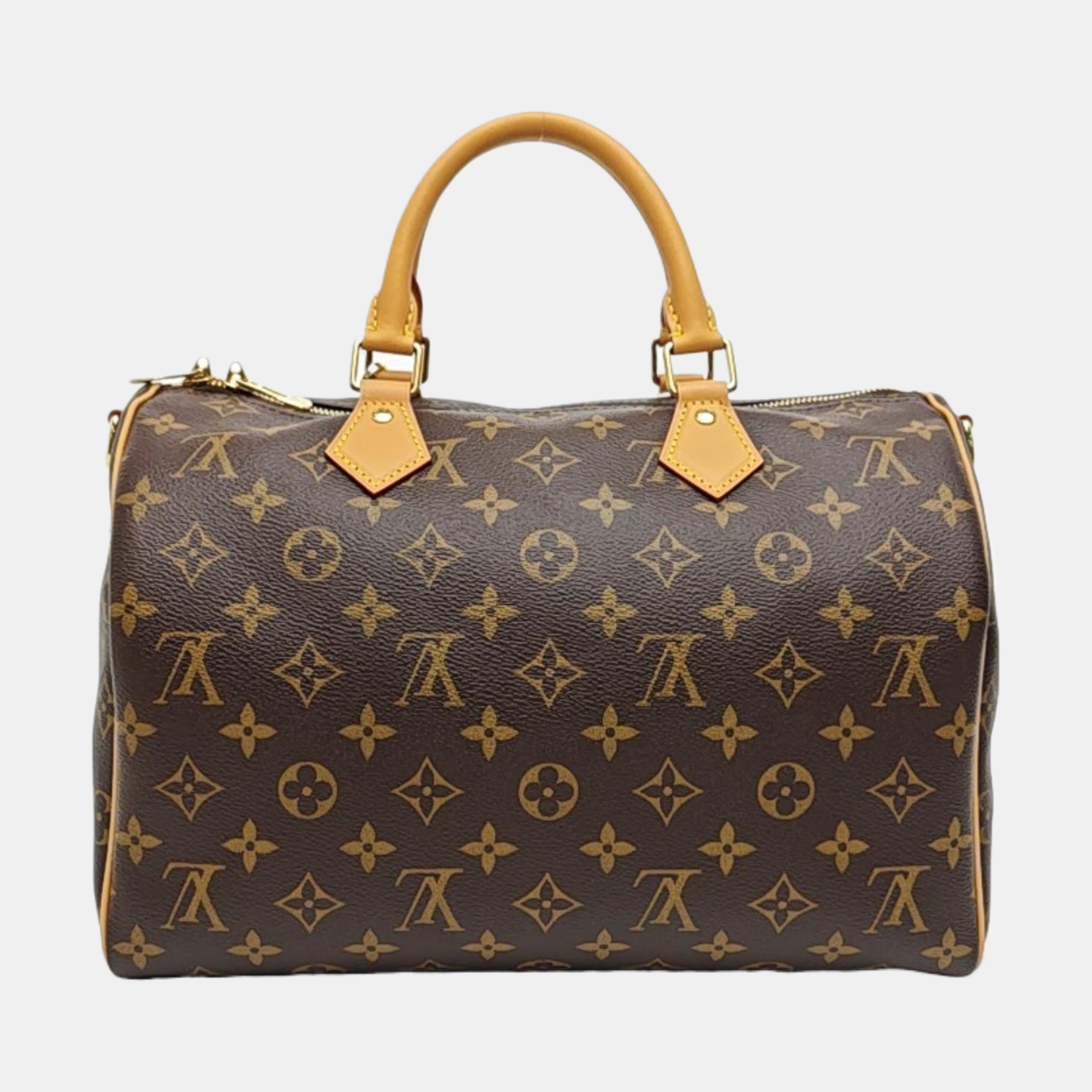 SPEEDY SOFT 30 Monogram Coated Canvas Brown