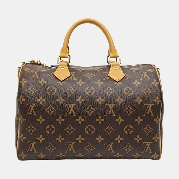 SPEEDY SOFT 30 Monogram Coated Canvas Brown