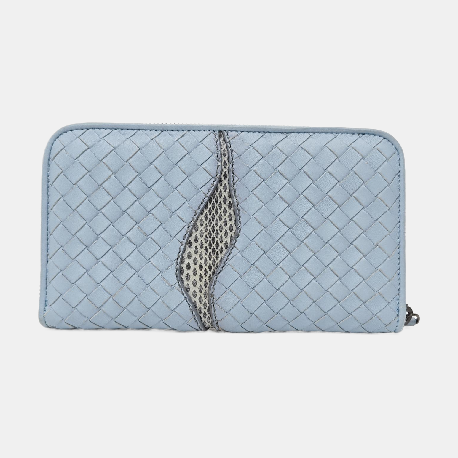 Lambskin Wallet Blue