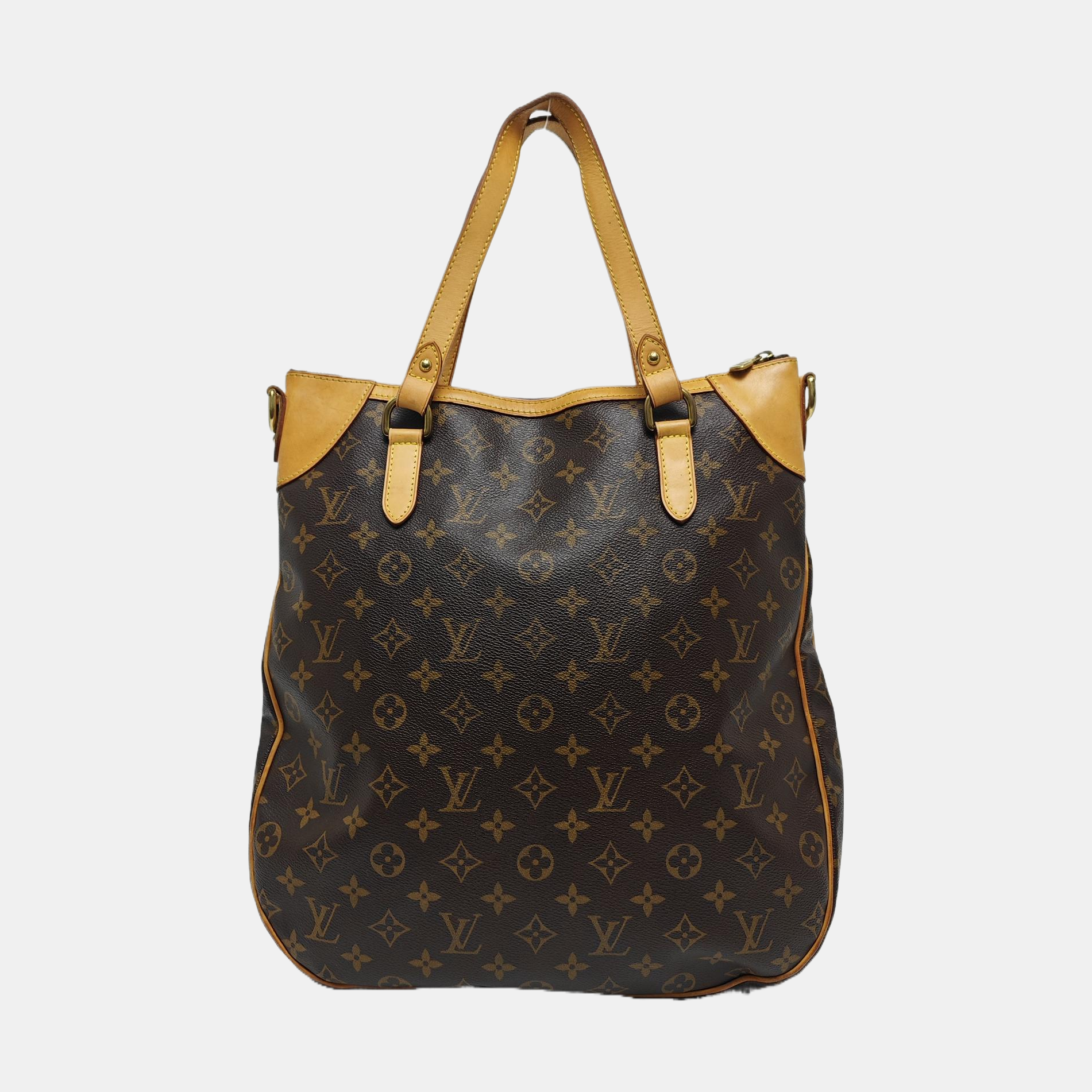 ODEON Monogram Coated Canvas Brown