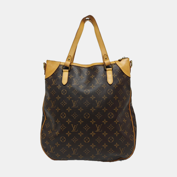 ODEON Monogram Coated Canvas Brown