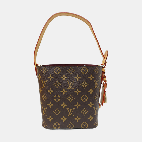 ALL IN Monogram Coated Canvas Brown