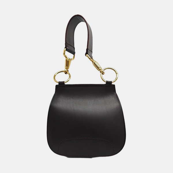 Calfskin Shoulder Bag Large Black