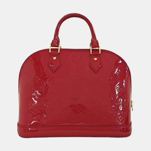 ALMA PM Monogram Patent Leather Red