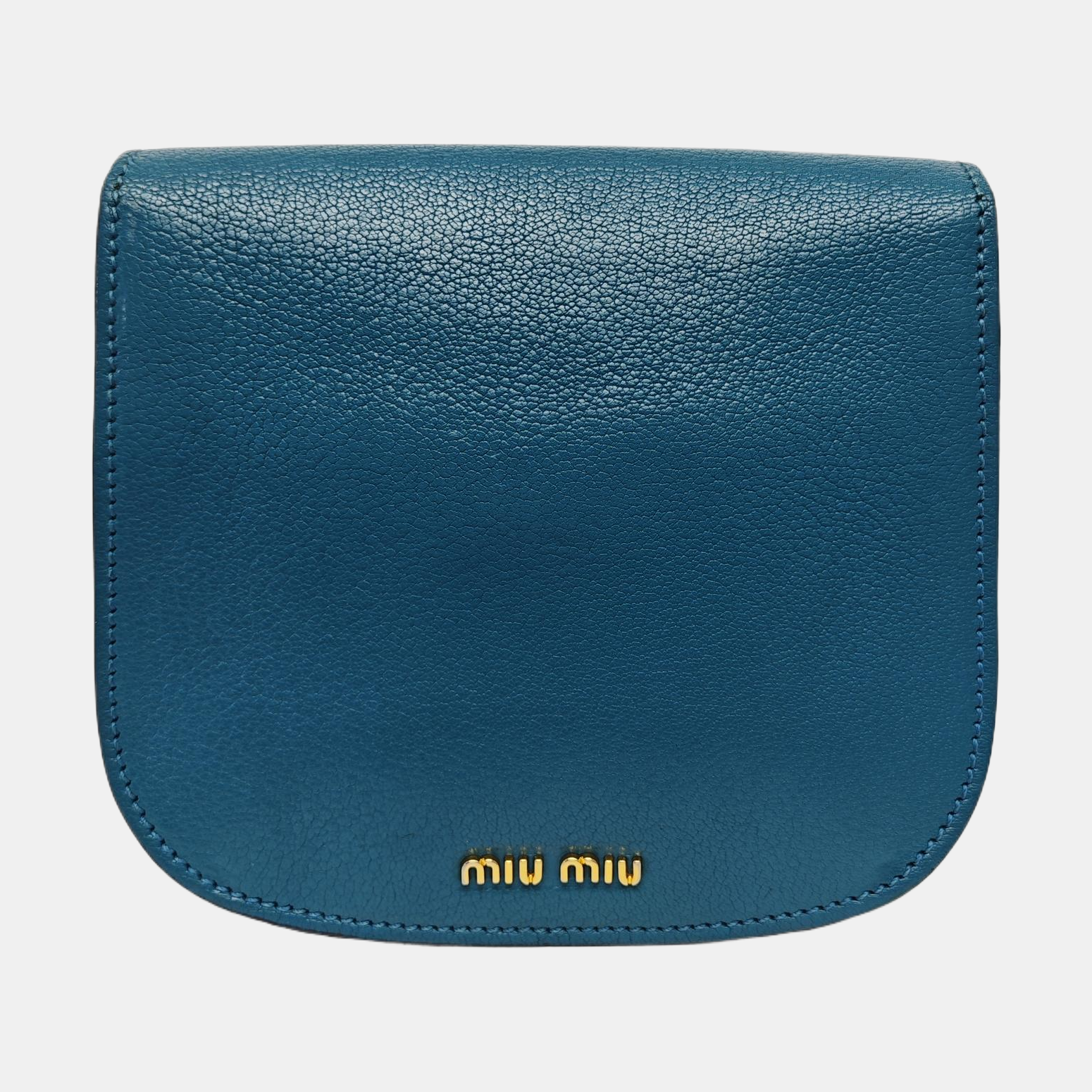 Calfskin Shoulder Bag Blue