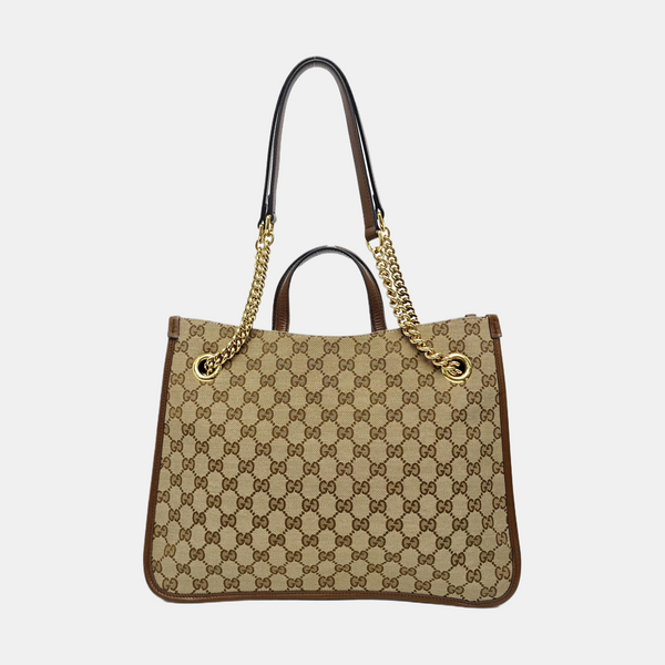 Horsebit 1955 Medium Monogram Canvas Brown