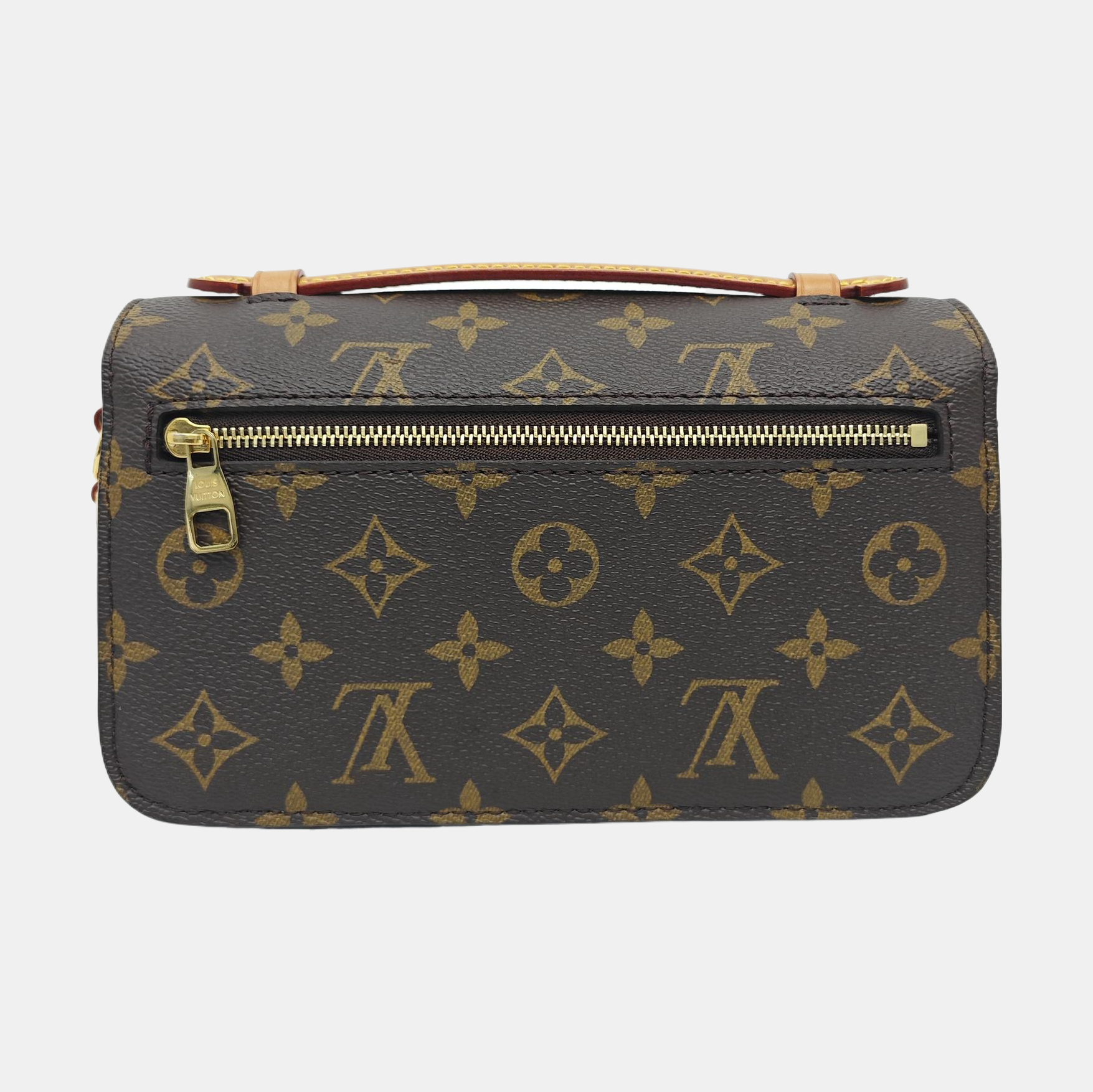 MÉTIS EAST WEST Monogram Coated Canvas Brown