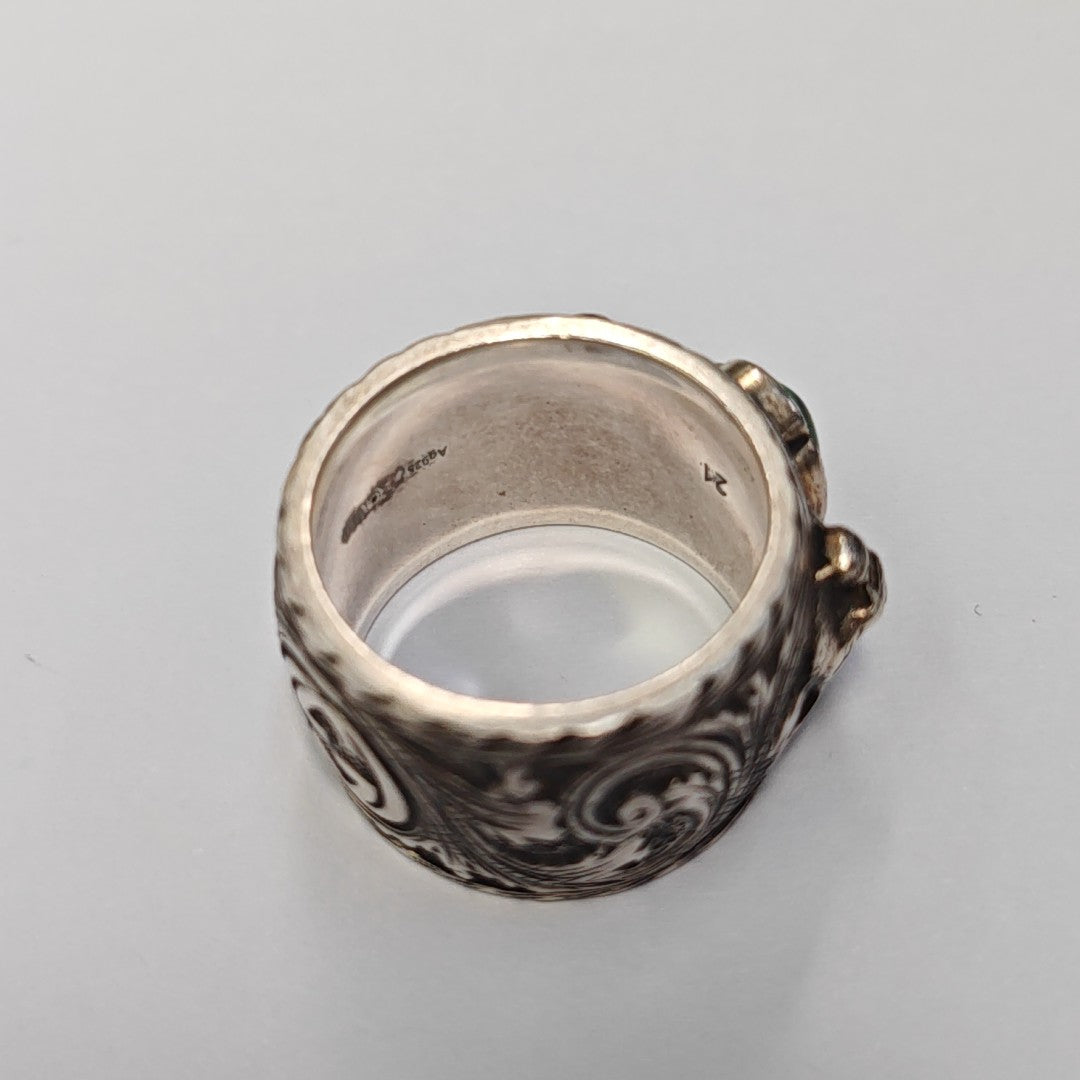 Gucci Garden 925 Sterling Silver Ring EU 60
