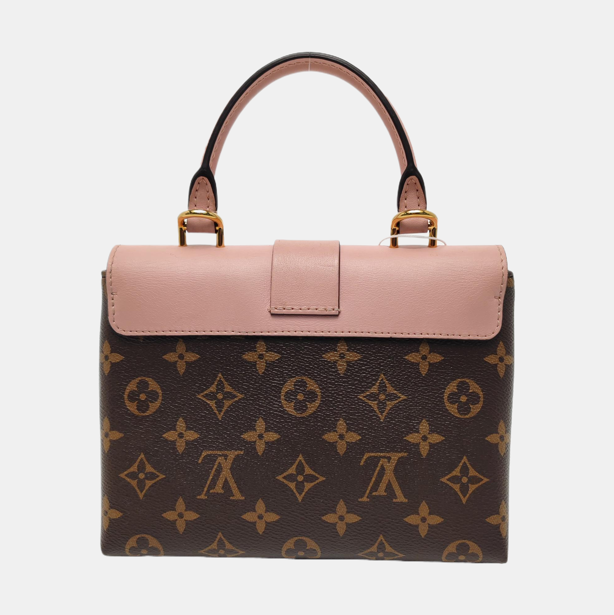 LOCKY BB Monogram Coated Canvas Pink
