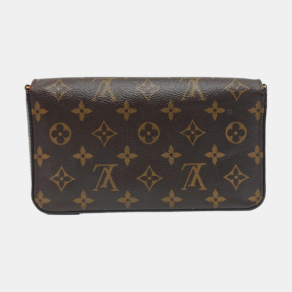FÉLICIE Monogram Coated Canvas Brown