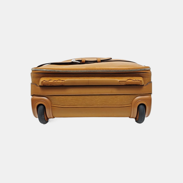 Calfskin Luggage Yellow