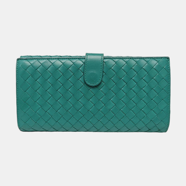 Lambskin Wallet Green