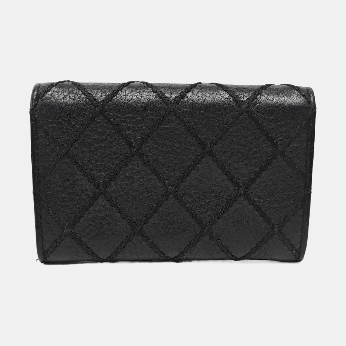 Quilted Lambskin Wallet Black