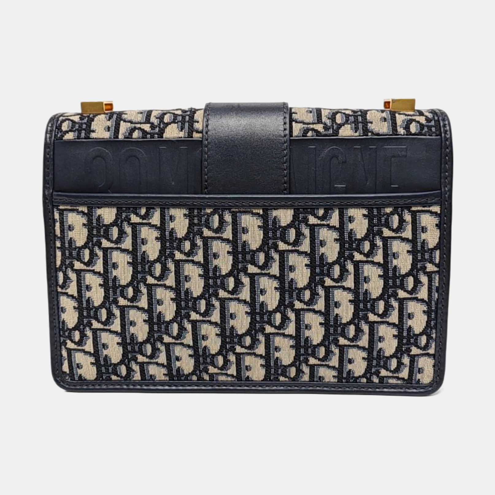 30 Montaigne Oblique Canvas Blue