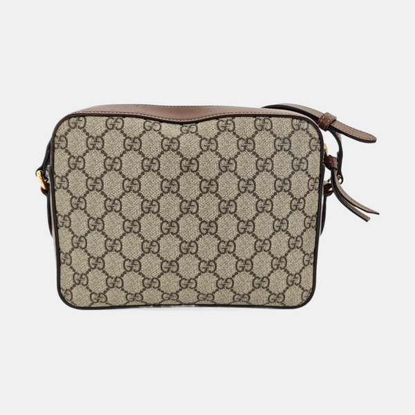 Horsebit 1955 Small Coated Canvas Beige