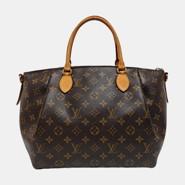 TURENNE GM Monogram Coated Canvas Brown