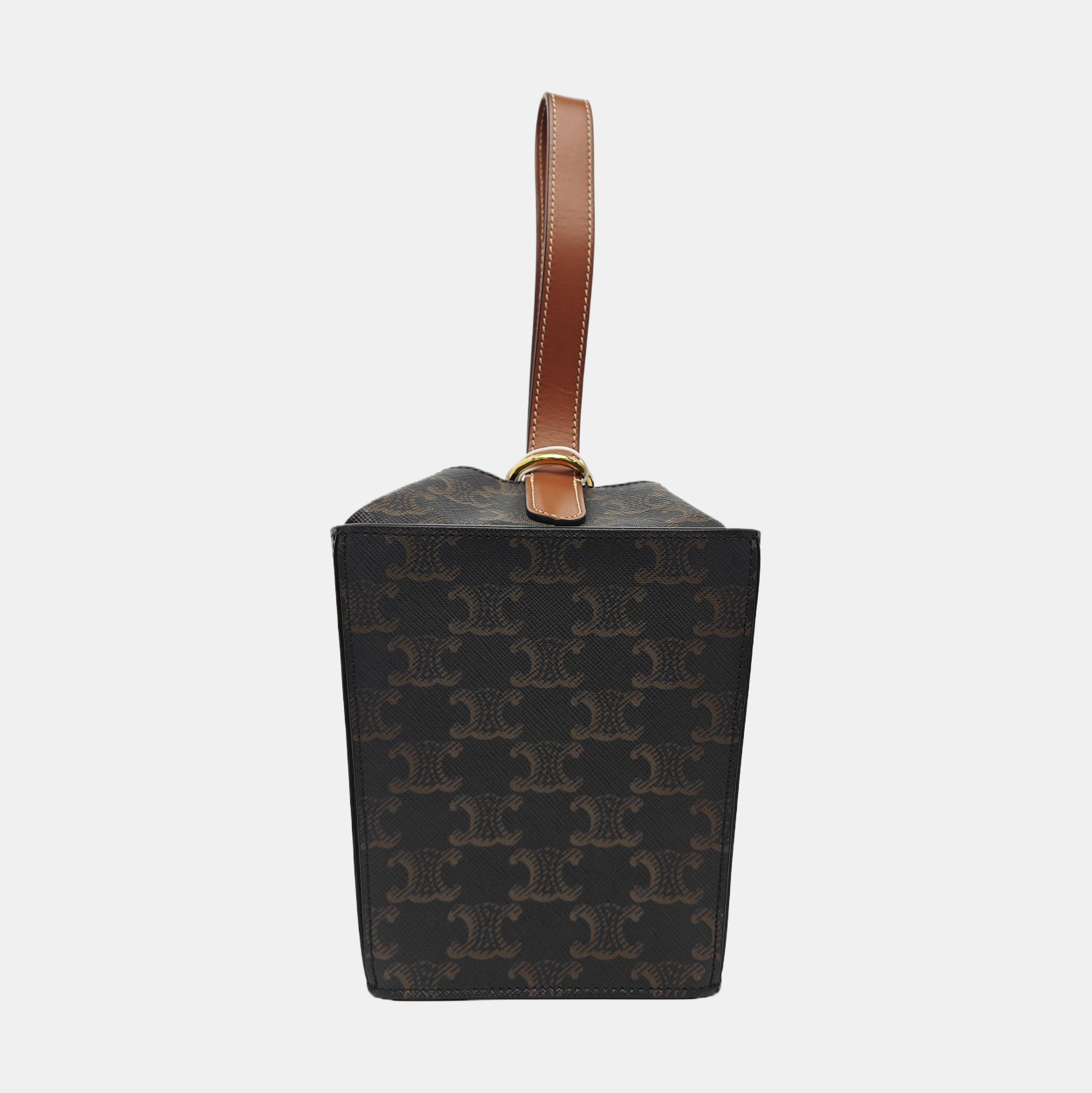 STRAP BOX Coated Canvas Yellow