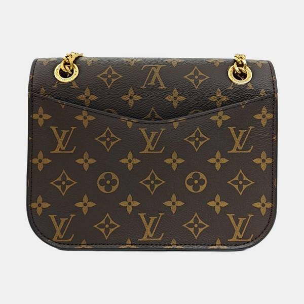 PASSY Monogram Coated Canvas Brown