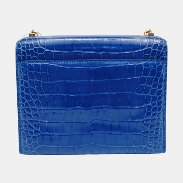 Verrou 17 Shiny Porosus Crocodile Blue