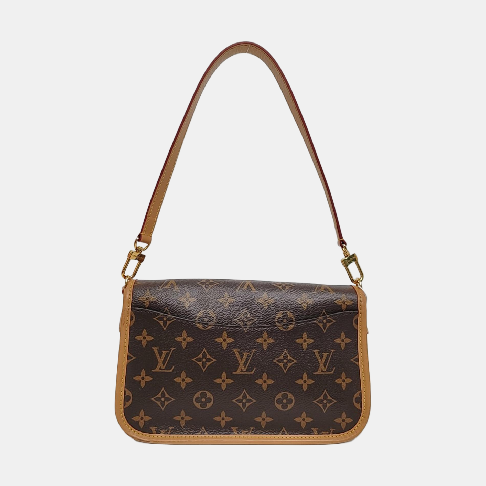 DIANE Monogram Coated Canvas Brown
