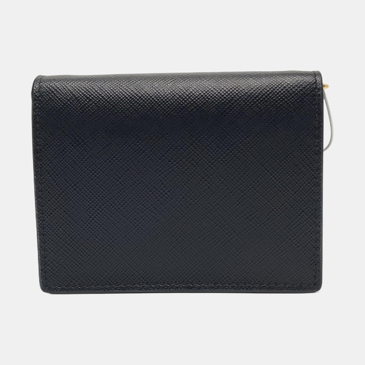 Fold Wallet Saffiano Calfskin Black