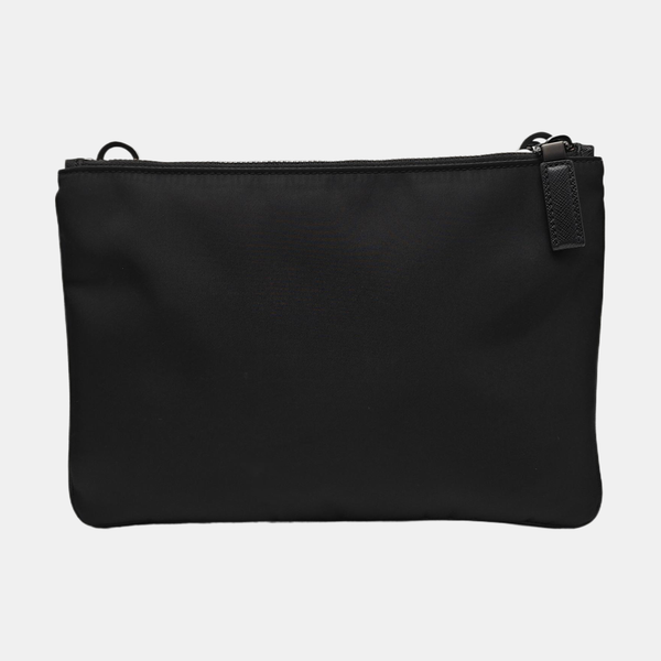 Nylon Shoulder Bag Black