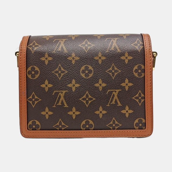 DAUPHINE Mini Monogram Coated Canvas Brown