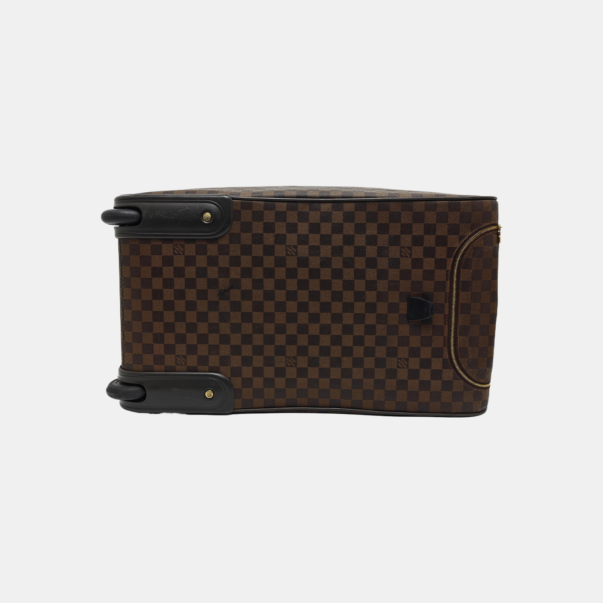 EOLE Damier Ebene Coated Canvas Brown
