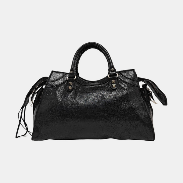 Lambskin Shoulder Bag Black