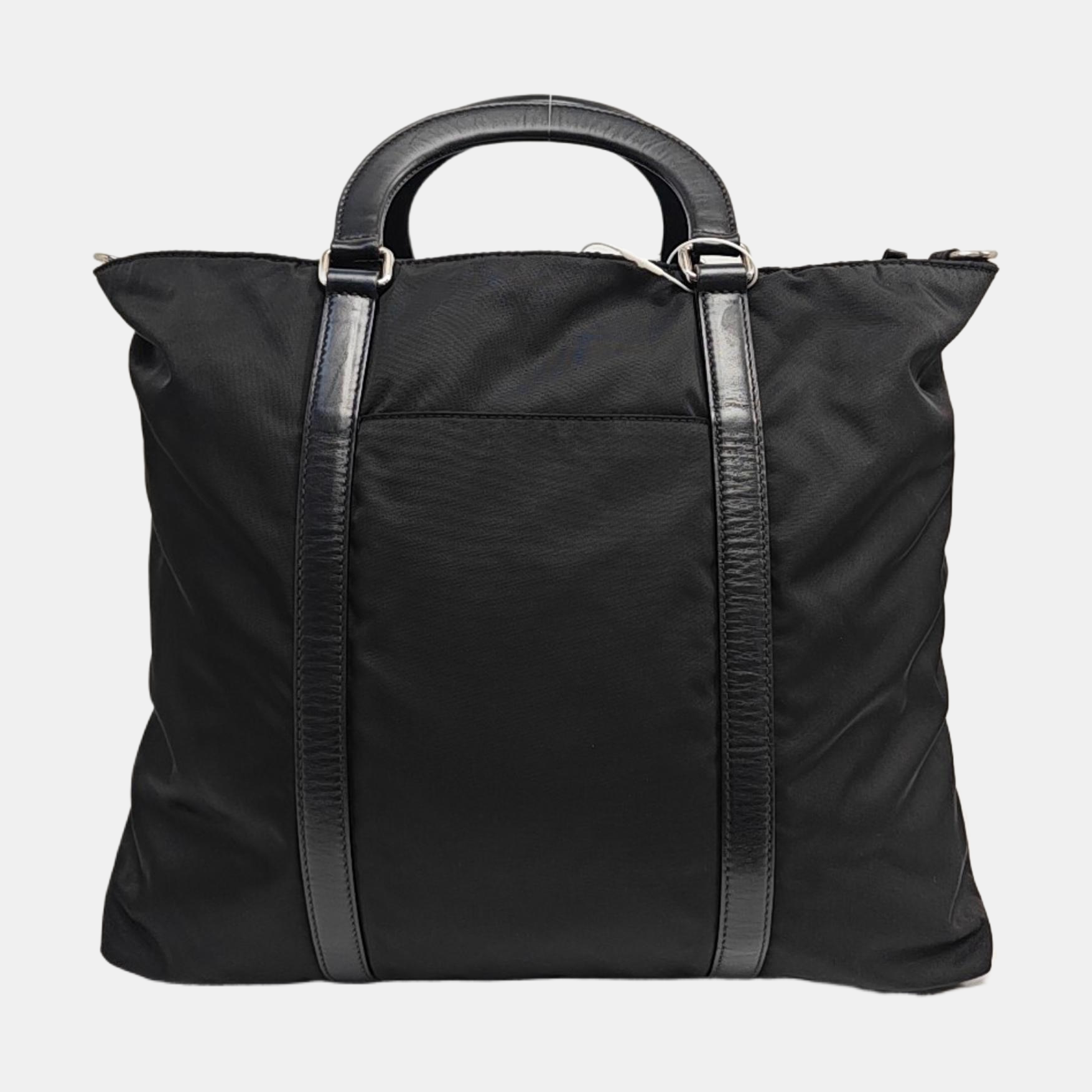 Nylon Shoulder Bag Black