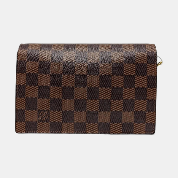 VAVIN Damier Ebene Coated Canvas Brown