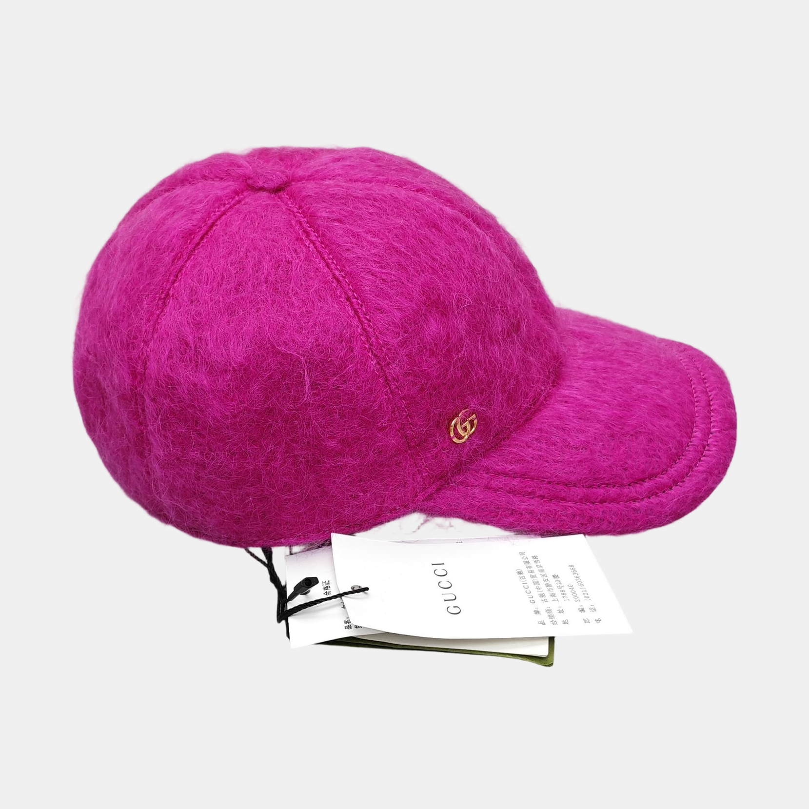 Mohair Hat Red