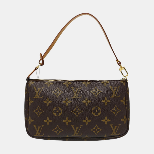 ACCESSOIRES Monogram Coated Canvas Brown