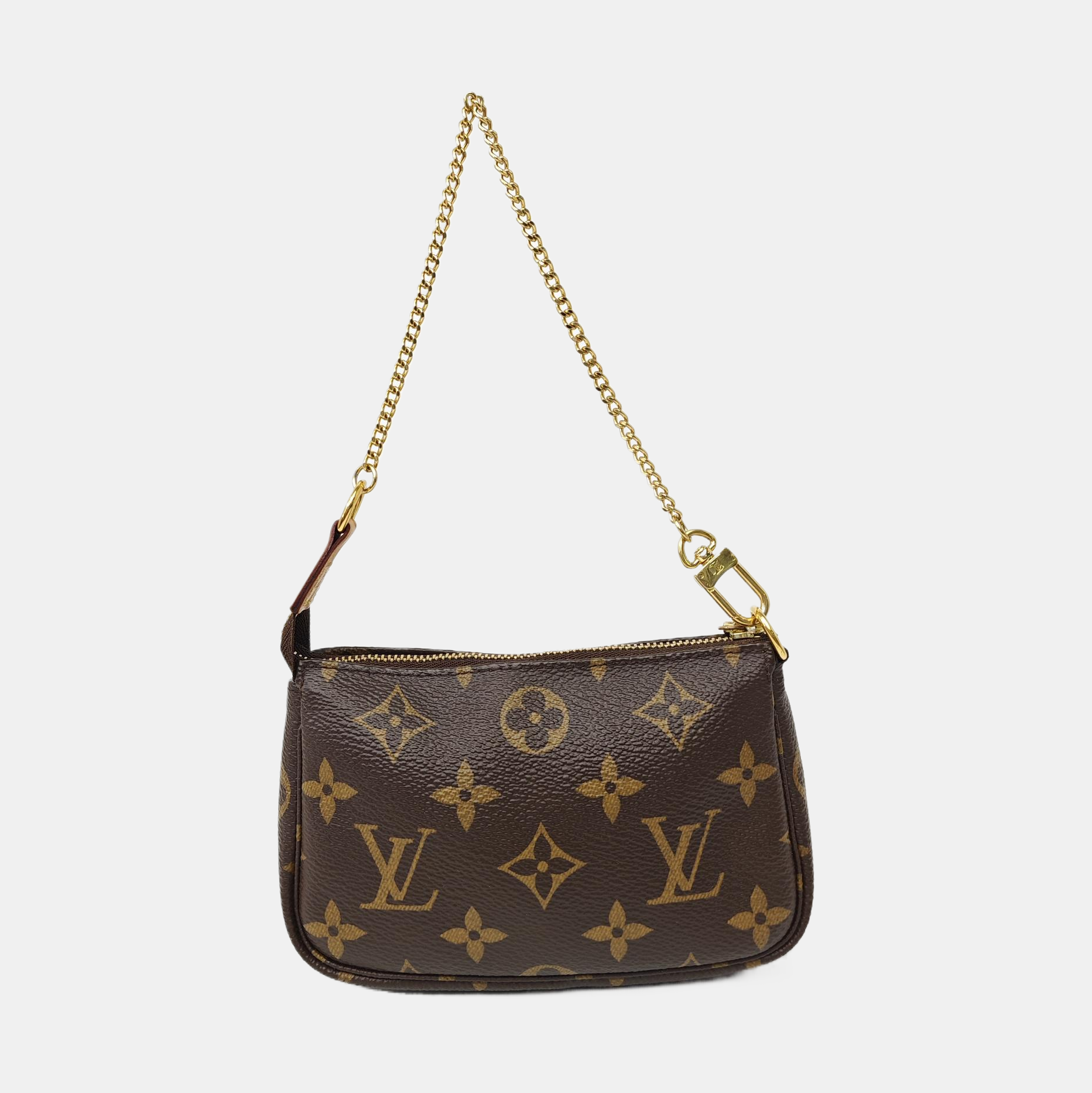 ACCESSOIRES Mini Monogram Coated Canvas Brown