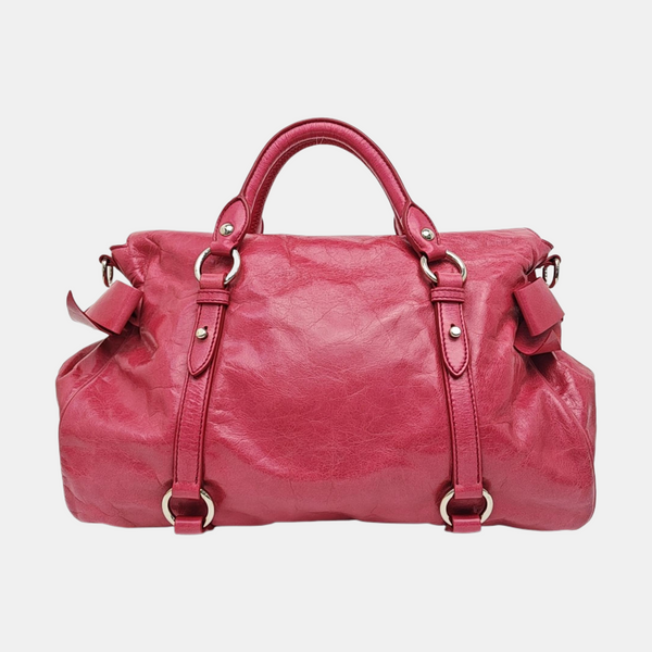Bow Calfskin Pink