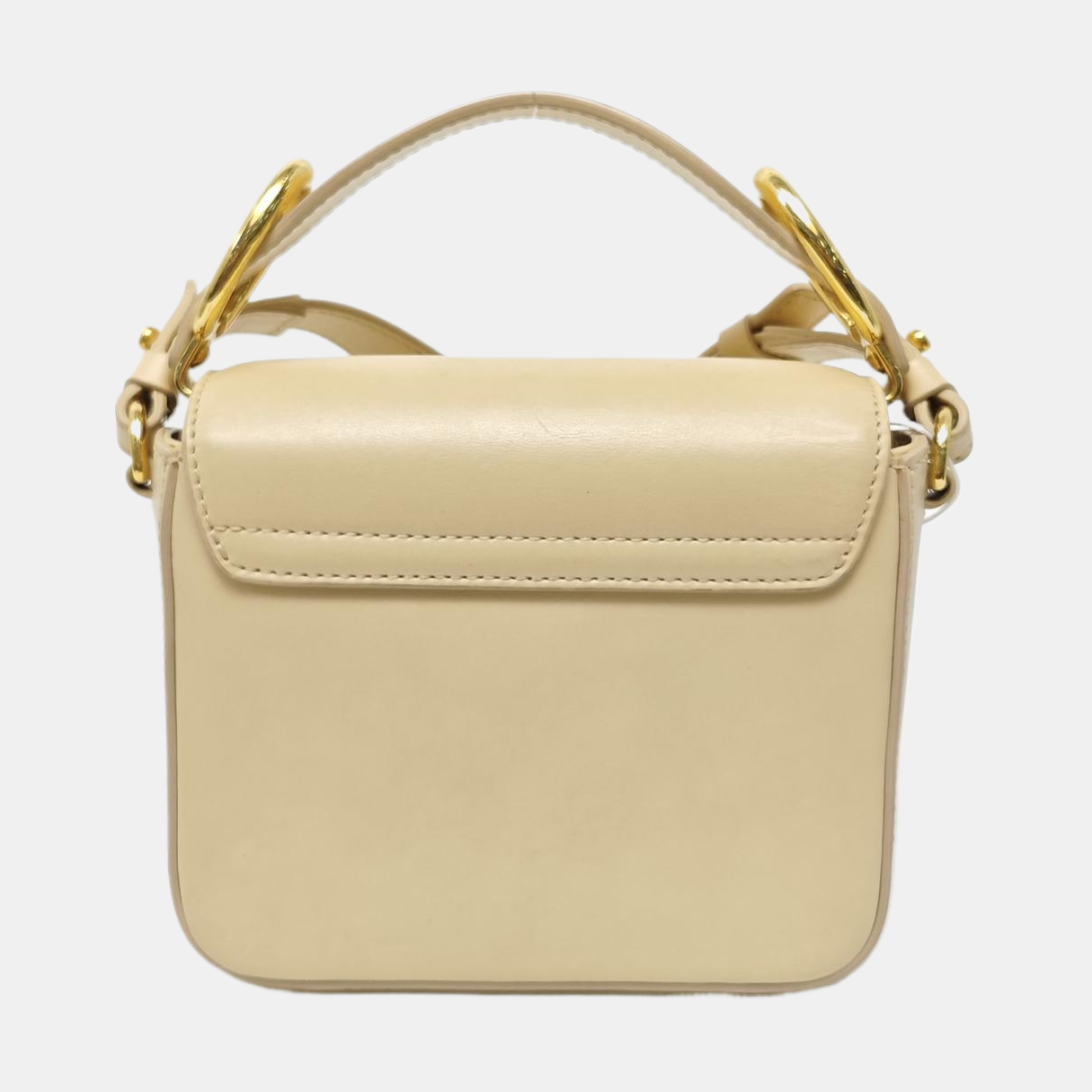 Chloé C Mini Calfskin Beige