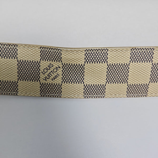 Coated Canvas Belt White
