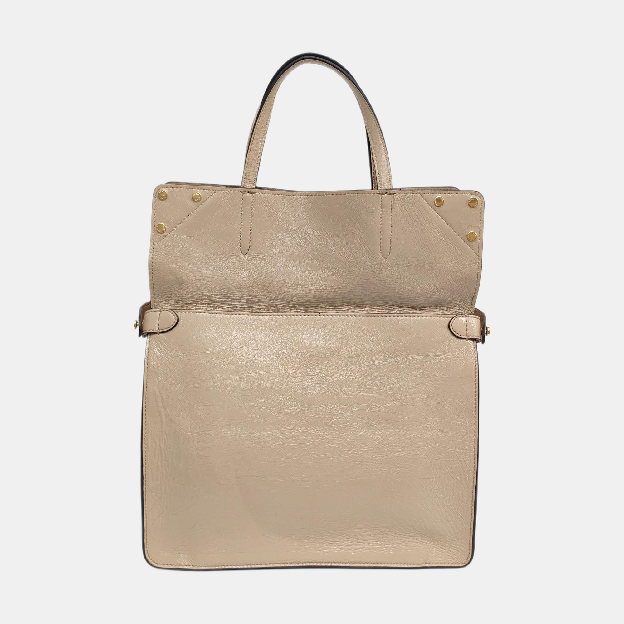 Flip Large Calfskin Beige