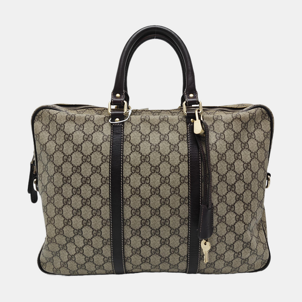 Duffle Monogram Coated Canvas Beige