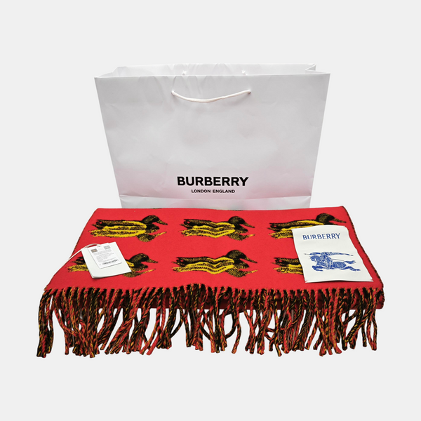 Wool Scarf Red