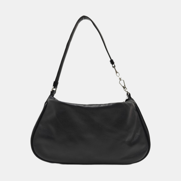 Lambskin Top Handle Bag Black