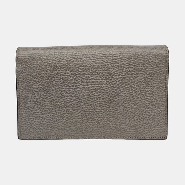 Interlocking G Small Calfskin Gray