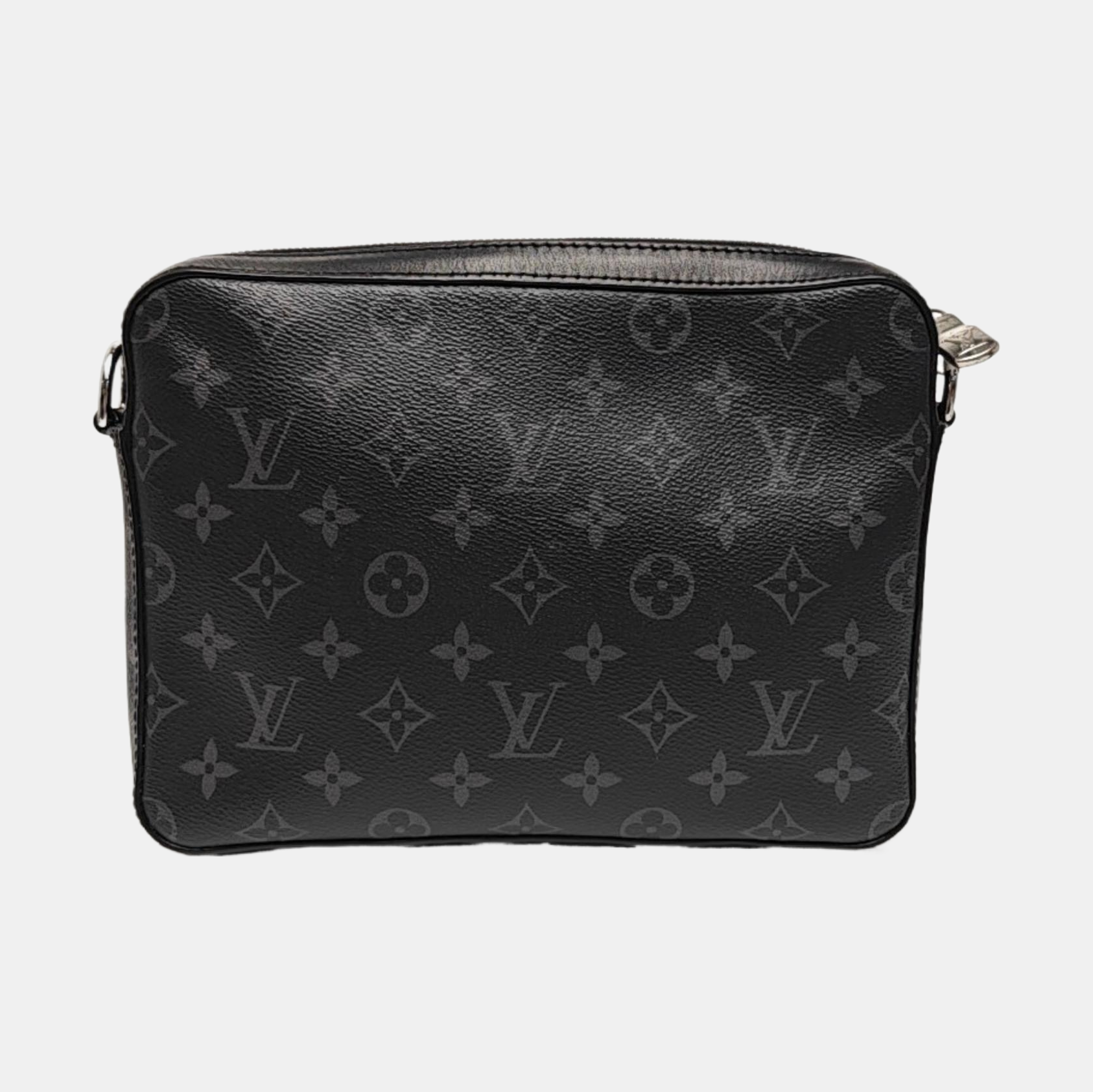 TRIO Monogram Coated Canvas Gray