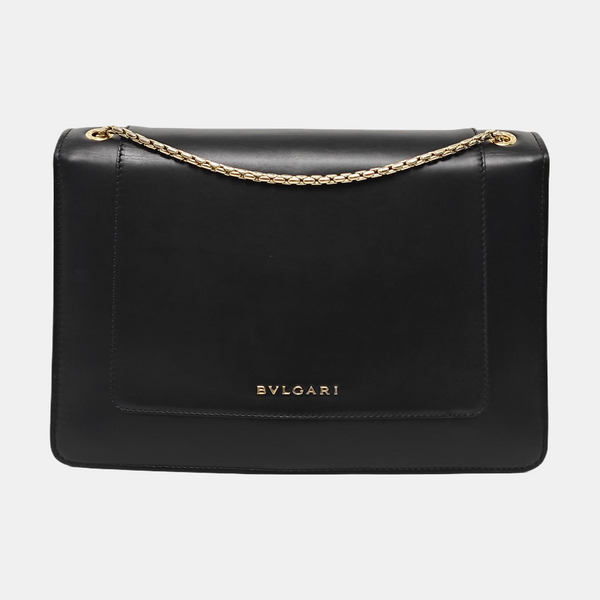 SERPENTI FOREVER Medium Calfskin Black