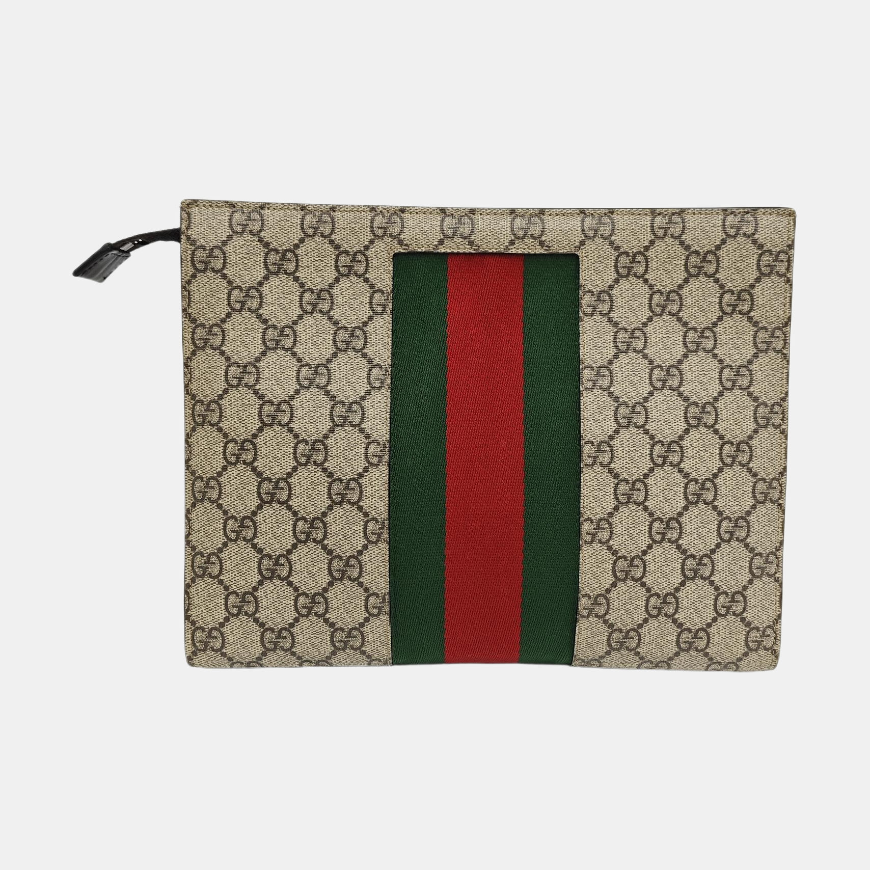 GG Supreme Monogram Coated Canvas Black